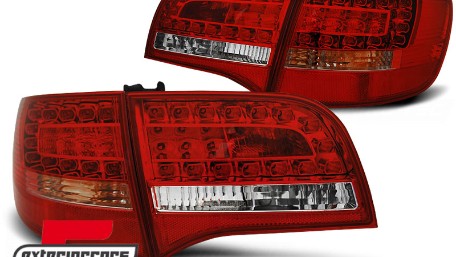 LED stražnja svjetla (crvena/kristal) / Audi A6 C6 4F karavan (2005-2008), LDAUD8