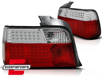 LED stražnja svjetla (crvena/kristal) / BMW serije 3 E36 limuzina (1990-1999), LDBM38