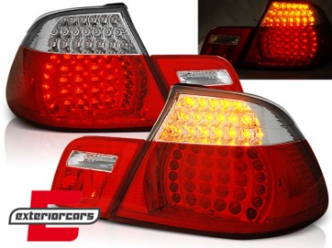 LED stražnja svjetla (crvena/kristal) / BMW serije 3 E46 Cabrio (1999-2003), LDBM49