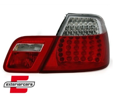 LED stražnja svjetla (crvena/kristal) / BMW serije 3 E46 Cabrio (1999-2003), LDBM49