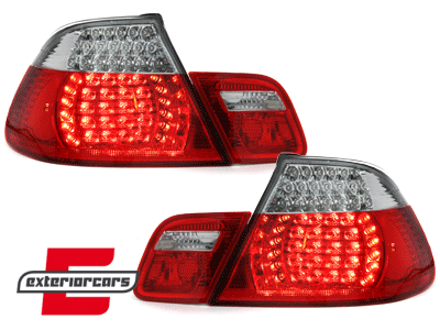 LED stražnja svjetla (crvena/kristal) / BMW serije 3 E46 Cabrio (1999-2003), LDBM49