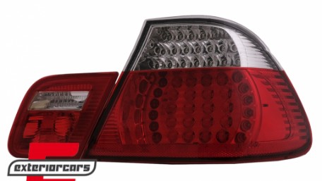LED stražnja svjetla (crvena/kristal) / BMW serije 3 E46 Coupe (1998-03.2003), LDBM08