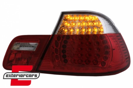 LED stražnja svjetla (crvena/kristal) / BMW serije 3 E46 Coupe (1998-03.2003), LDBM08