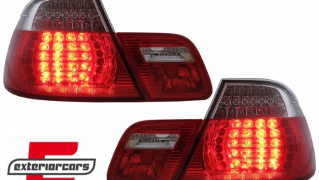 LED stražnja svjetla (crvena/kristal) / BMW serije 3 E46 Coupe (1998-03.2003), LDBM08