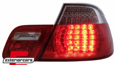 LED stražnja svjetla (crvena/kristal) / BMW serije 3 E46 Coupe (1998-03.2003), LDBM08