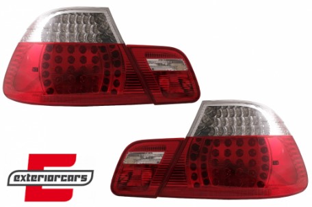 LED stražnja svjetla (crvena/kristal) / BMW serije 3 E46 Coupe (1999-03.2003), LDBM69