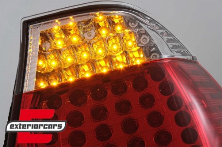 LED stražnja svjetla (crvena/kristal) / BMW serije 3 E46 limuzina (09.2001-2005), LDBM78
