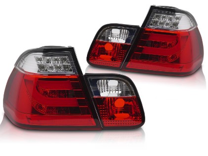 LED stražnja svjetla (crvena/kristal) / BMW serije 3 E46 limuzina (09.2001-2005), LDBMO4