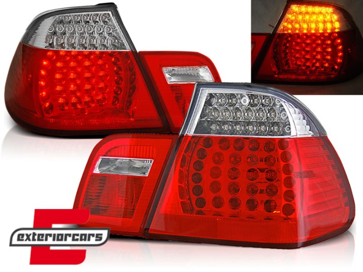 LED stražnja svjetla (crvena/kristal) / BMW serije 3 E46 limuzina (1998-08.2001), LDBM07