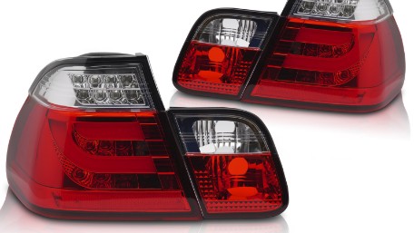 LED stražnja svjetla (crvena/kristal) / BMW serije 3 E46 limuzina (1998-08.2001), LDBMN9