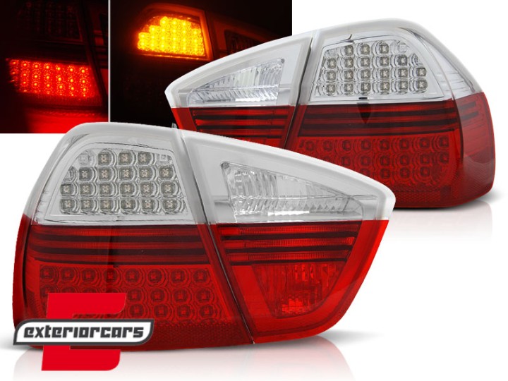 LED stražnja svjetla (crvena/kristal) / BMW serije 3 E90 limuzina (2005-2008), LDBM67