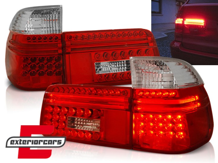 LED stražnja svjetla (crvena/kristal) / BMW serije 5 E39 (1997-08.2000) karavan, LDBM55