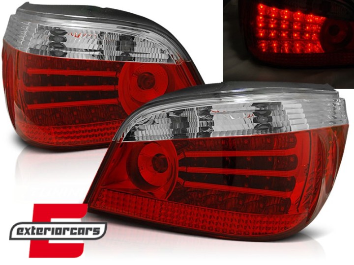 LED stražnja svjetla (crvena/kristal) / BMW serije 5 E60 (2003-03.2007) limuzina, LDBM18