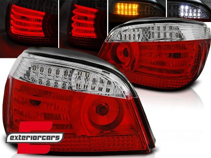LED stražnja svjetla (crvena/kristal) / BMW serije 5 E60 (2003-03.2007) limuzina, LDBM94