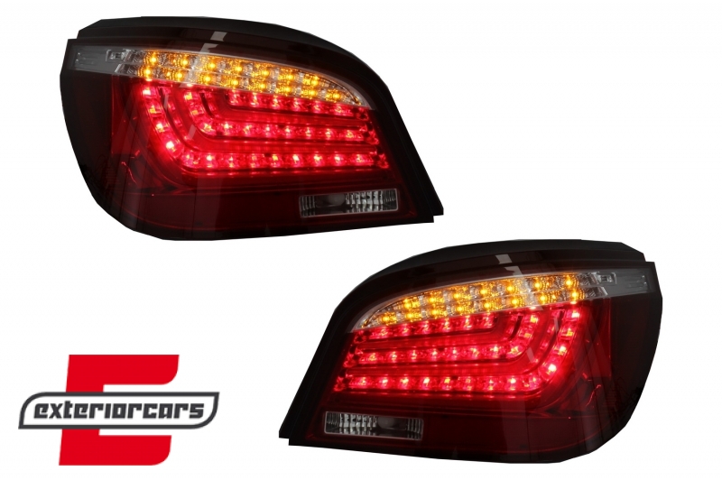 LED stražnja svjetla (crvena/kristal) / BMW serije 5 E60 (2003-03.2007) limuzina, LDBME8