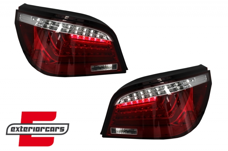 LED stražnja svjetla (crvena/kristal) / BMW serije 5 E60 (2003-03.2007) limuzina, LDBME8