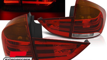 LED stražnja svjetla (crvena/kristal) / BMW X1 E84 (2009-2012), LDBME6
