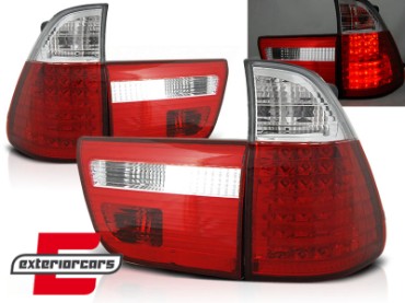 LED stražnja svjetla (crvena/kristal) / BMW X5 E53 (1999-10.2003), LDBM21