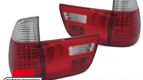 LED stražnja svjetla (crvena/kristal) / BMW X5 E53 (1999-2003), LDBMM8