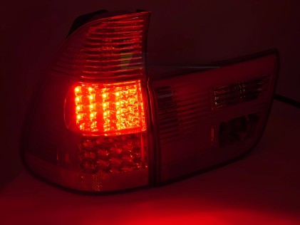 LED stražnja svjetla (crvena/kristal) / BMW X5 E53 (1999-2003), LDBMM8
