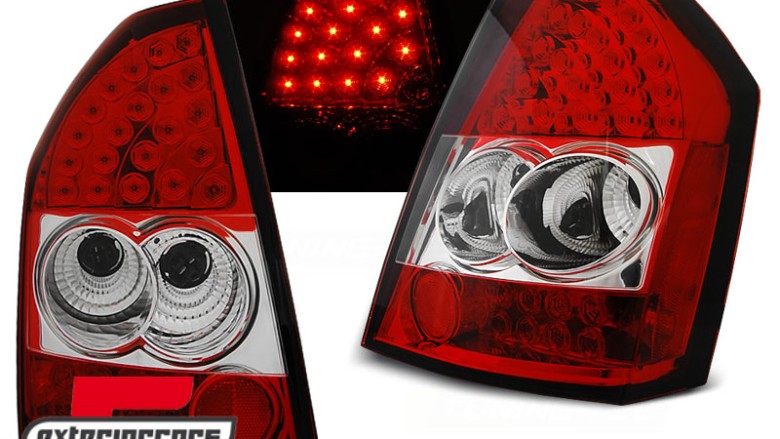 LED stražnja svjetla (crvena/kristal) / Chrysler 300C limuzina (2008-2010), LDCH11