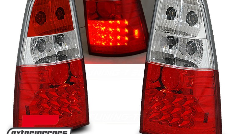 LED stražnja svjetla (crvena/kristal) / Ford Focus Mk1 Karavan (1998-2004), LDFO02
