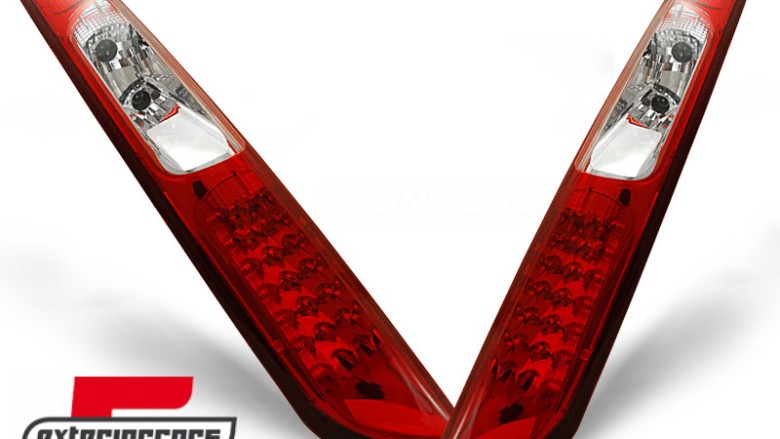 LED stražnja svjetla (crvena/kristal) / Ford Focus Mk2 Hatchback (2004-2008), LDFO07