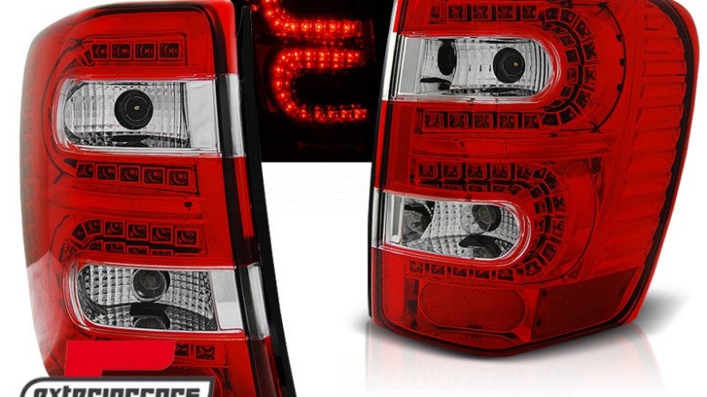 LED stražnja svjetla (crvena/kristal) / JEEP Grand Cherokee (1999-05.2005), LDCH08
