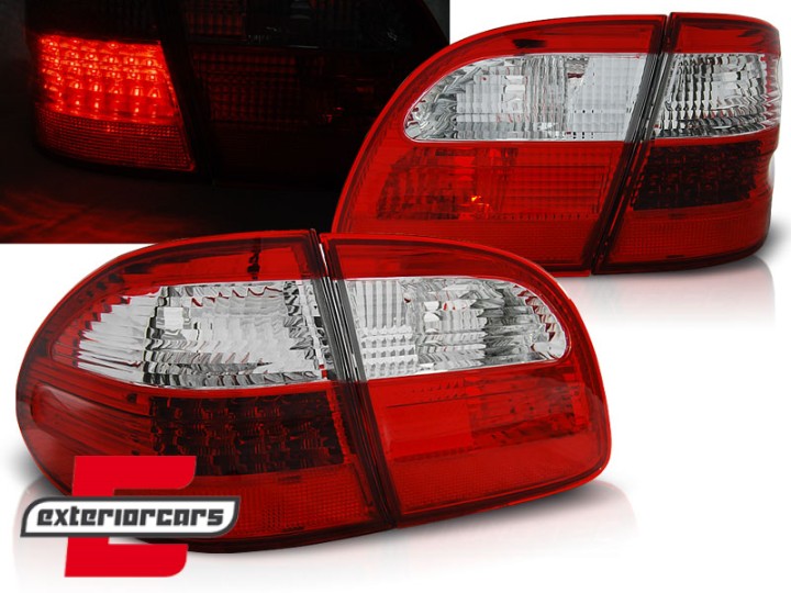 LED stražnja svjetla (crvena/kristal) / Mercedes E-klasa S211 karavan (2002-2006), LDME81