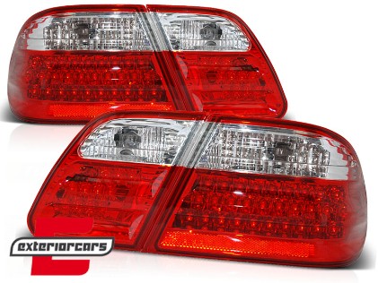 LED stražnja svjetla (crvena/kristal) / Mercedes E-klasa W210 (1995-2002), LDME01