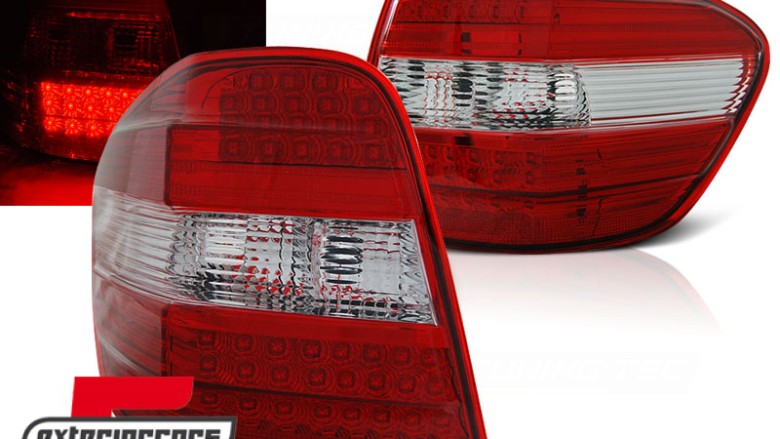 LED stražnja svjetla (crvena/kristal) / Mercedes ML klasa W164 (2005-2008), LDME45