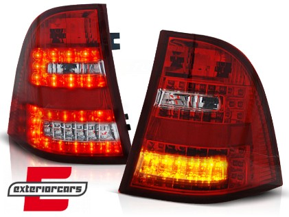LED stražnja svjetla (crvena/kristal) / Mercedes ML M-klasa (1998-2005), LDME21