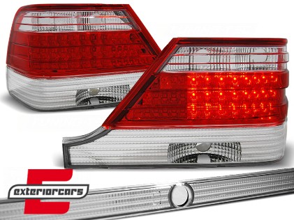 LED stražnja svjetla (crvena/kristal) / Mercedes S-klasa W140 (1995-10.1998), LDME30