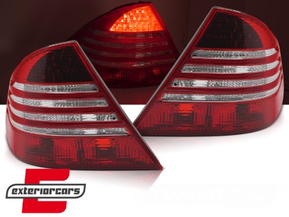 LED stražnja svjetla (crvena/kristal) / Mercedes S-klasa W220 (1998-2005), LDMEF8