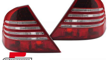 LED stražnja svjetla (crvena/kristal) / Mercedes S-klasa W220 (1998-2005), LDMEF8