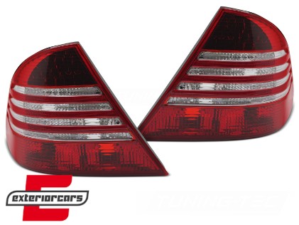 LED stražnja svjetla (crvena/kristal) / Mercedes S-klasa W220 (1998-2005), LDMEF8