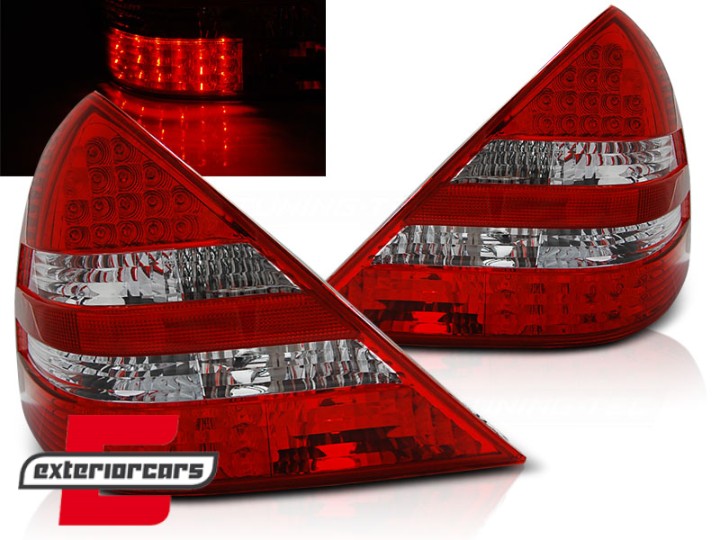 LED stražnja svjetla (crvena/kristal) / Mercedes SLK R170 (1996-2004), LDME52