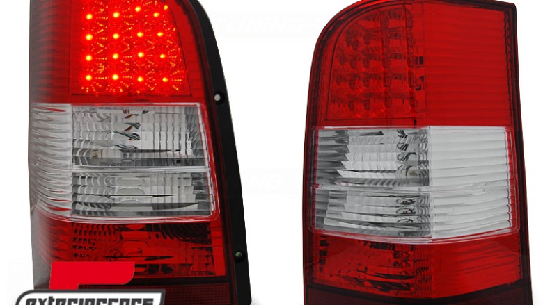 LED stražnja svjetla (crvena/kristal) / Mercedes Vito V-klasa W638 (1996-2003), LDME32