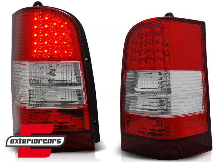 LED stražnja svjetla (crvena/kristal) / Mercedes Vito V-klasa W638 (1996-2003), LDME32