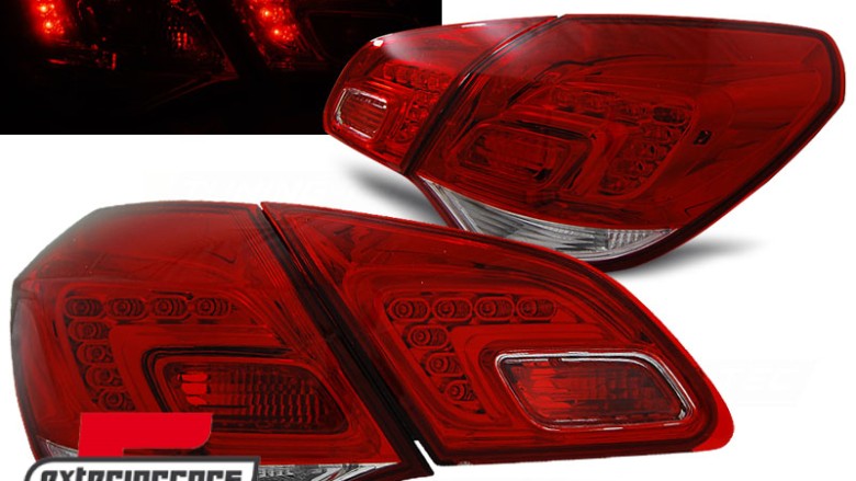 LED stražnja svjetla (crvena/kristal) / Opel Astra J hatchback 5V (2010-2015), LDOP44