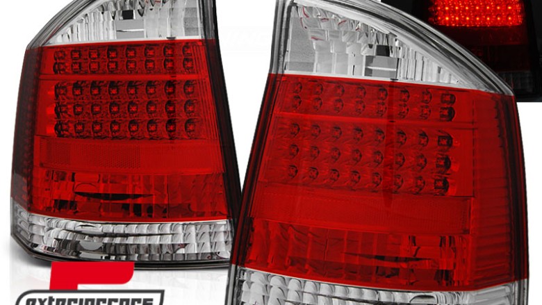 LED stražnja svjetla (crvena/kristal) / Opel Vectra C (2002-2008) hatchback limuzina, LDOP25