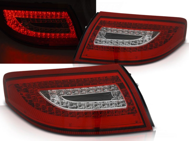 LED stražnja svjetla (crvena/kristal) / Porsche 911 (996) (1999-2004), LDPO15