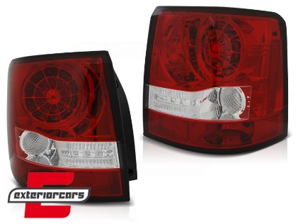 LED stražnja svjetla (crvena/kristal) / Range Rover Sport L320 (2005-2009), LDLR08