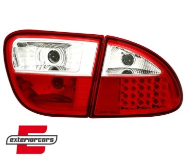 LED stražnja svjetla (crvena/kristal) / Seat Leon (1999-2004), LDSE03