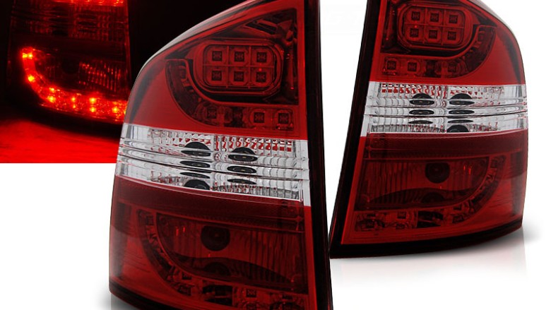 LED stražnja svjetla (crvena/kristal) / SKODA Octavia II 1Z Kombi (2004-2012), LDSK03