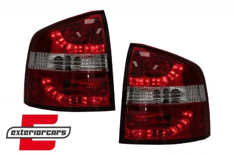 LED stražnja svjetla (crvena/kristal) / SKODA Octavia II 1Z Kombi (2004-2012), LDSK03