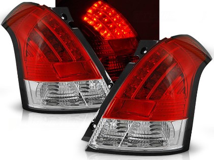 LED stražnja svjetla (crvena/kristal) / Suzuki Swift (05.2005-2010), LDSI02