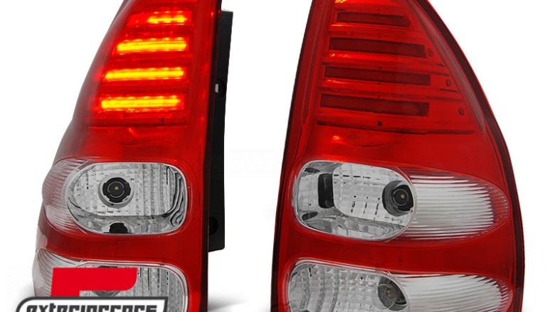 LED stražnja svjetla (crvena/kristal) / Toyota Land Cruiser FJ120 (2003-2008), LDTO10