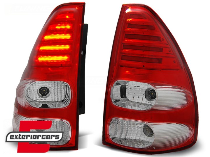 LED stražnja svjetla (crvena/kristal) / Toyota Land Cruiser FJ120 (2003-2008), LDTO10