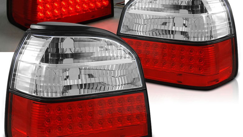 LED stražnja svjetla (crvena/kristal) / Volkswagen Golf 3 (09.1991-08.1997), LDVW35